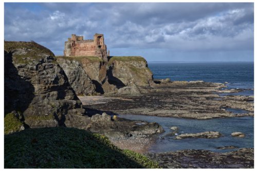 Tantallon castle, North Berwick, Scotland, UK..