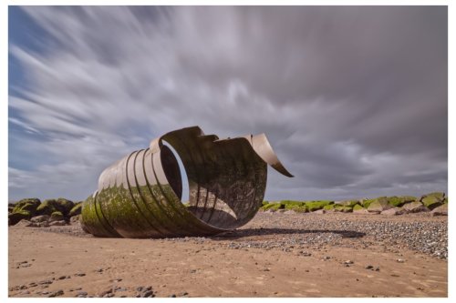 Mary's shell, Cleveley's beach near Blackpool, UK 